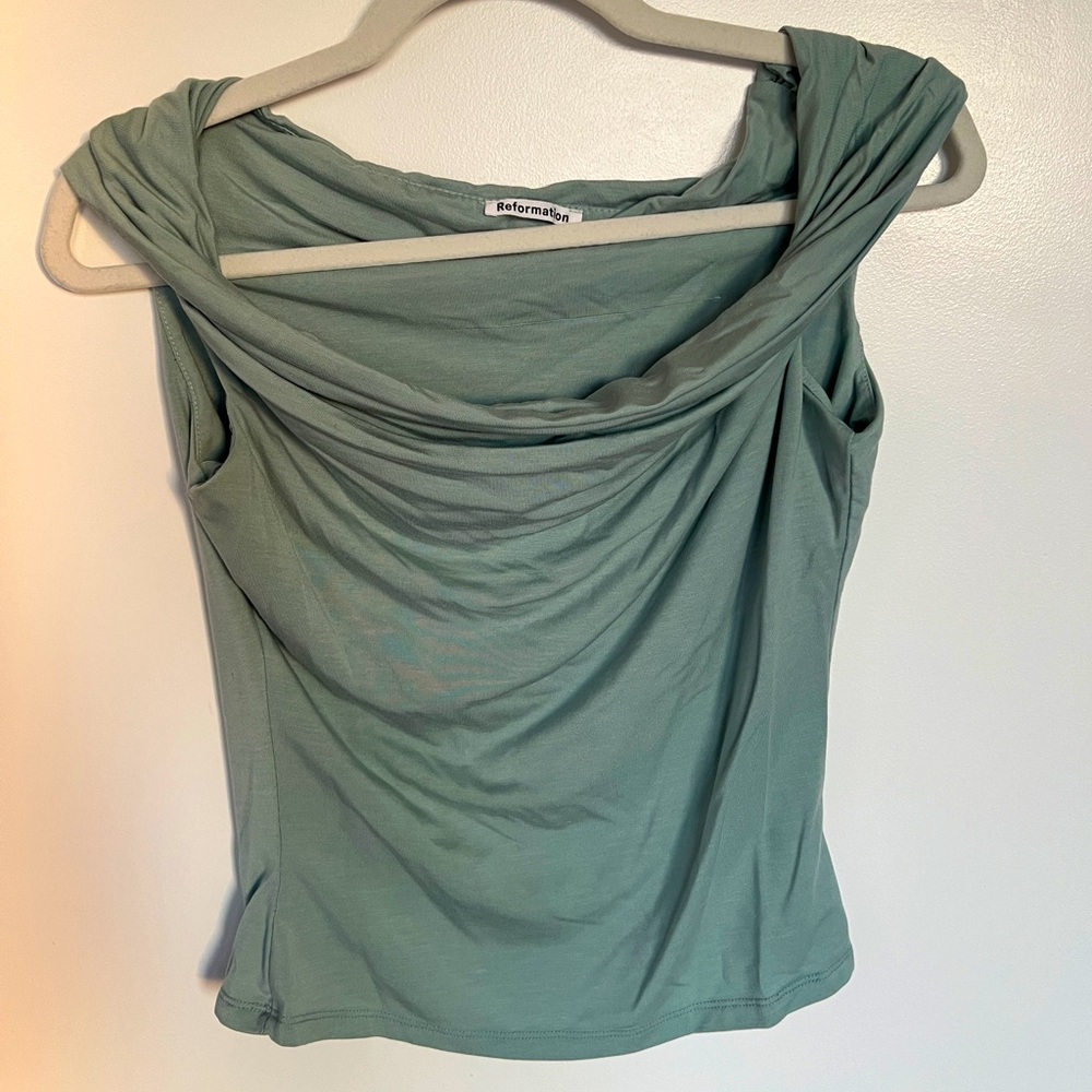 Reformation Cello Knit Top